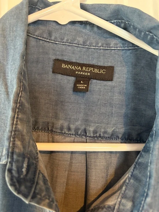 Banana Republic Denim Long Sleeve - Picture 2 of 4